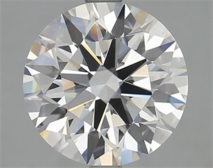 Picture of Lab Grown Diamond 3.22 Carats, Round with Excellent Cut, D Color, VVS1 Clarity and Certified by GIA