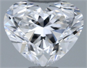 Natural Diamond 0.50 Carats, Heart with  Cut, D Color, VS1 Clarity and Certified by GIA