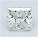 Diamante Natural 2.20 quilates, Princesa , Color I, claridad VS2 y certificado GIA