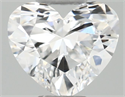 Natural Diamond 0.31 Carats, Heart with  Cut, E Color, IF Clarity and Certified by GIA