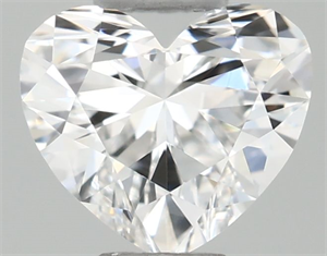 Picture of Natural Diamond 0.31 Carats, Heart with  Cut, E Color, IF Clarity and Certified by GIA