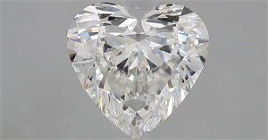 Picture of Natural Diamond 2.52 Carats, Heart with  Cut, F Color, SI1 Clarity and Certified by GIA