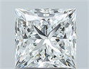 Natural Diamond 1.02 Carats, Princess with  Cut, G Color, VS2 Clarity and Certified by GIA