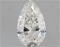 Natural Diamond 0.80 Carats, Pear with  Cut, I Color, IF Clarity and Certified by GIA