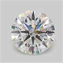 Lab Grown Diamond 1.06 Carats, Round with Ideal Cut, D Color, VVS2 Clarity and Certified by IGI