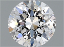 Natural Diamond 0.80 Carats, Round with Very Good Cut, D Color, SI2 Clarity and Certified by HRD