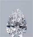 Diamante Natural 0.50 quilates, De pera , Color E, claridad VS1 y certificado GIA
