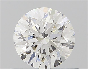 Foto Diamante Natural 0.53 quilates, Redondo , Color E, claridad VVS2 y certificado GIA de