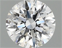 Lab Grown Diamond 1.10 Carats, Round with Excellent Cut, D Color, VVS2 Clarity and Certified by IGI