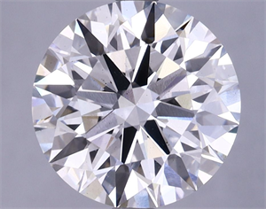 Picture of Lab Grown Diamond 3.81 Carats, Round with Ideal Cut, G Color, VS2 Clarity and Certified by IGI