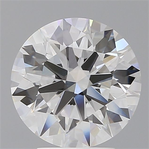 Picture of Lab Grown Diamond 3.59 Carats, Round with Ideal Cut, E Color, VVS2 Clarity and Certified by IGI