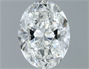 Natural Diamond 1.31 Carats, Oval with  Cut, G Color, VS2 Clarity and Certified by GIA