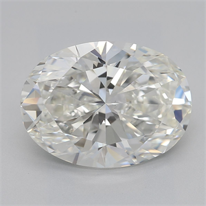 Picture of Natural Diamond 3.30 Carats, Oval with  Cut, I Color, VS1 Clarity and Certified by GIA