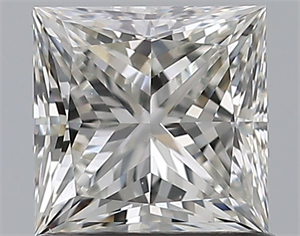 Picture of Natural Diamond 0.99 Carats, Princess with  Cut, H Color, VS2 Clarity and Certified by GIA
