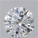 Natural Diamond 2.08 Carats, Round with Excellent Cut, D Color, SI2 Clarity and Certified by GIA