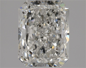 Foto Diamante Natural 1.70 quilates, Radiante , Color F, claridad SI2 y certificado HRD de