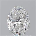 Diamante Natural 0.90 quilates, Ovalado , Color F, claridad SI1 y certificado GIA