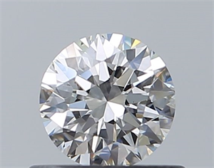 Picture of Natural Diamond 0.51 Carats, Round with Excellent Cut, F Color, SI1 Clarity and Certified by GIA