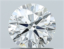 Diamante Natural 0.90 quilates, Redondo , Color H, claridad VS2 y certificado GIA