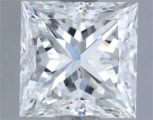 Foto Diamante Natural 2.01 quilates, Princesa , Color G, claridad VS2 y certificado IGI de