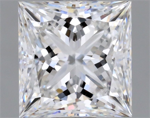 Foto Diamante Natural 0.71 quilates, Princesa , Color D, claridad IF y certificado GIA de