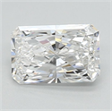 Lab Grown Diamond 1.07 Carats, Radiant with  Cut, E Color, VVS2 Clarity and Certified by IGI