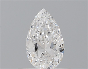 Picture of Natural Diamond 0.40 Carats, Pear with  Cut, D Color, VVS2 Clarity and Certified by GIA
