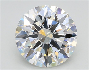 Picture of Lab Grown Diamond 2.07 Carats, Round with Ideal Cut, F Color, VVS1 Clarity and Certified by IGI