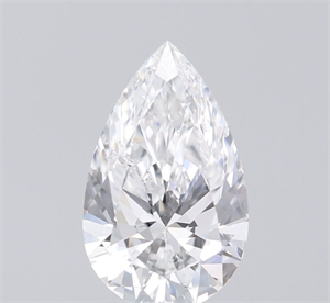 Picture of Natural Diamond 0.56 Carats, Pear with  Cut, E Color, SI2 Clarity and Certified by GIA