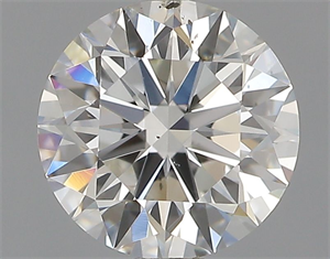 Foto Diamante Natural 0.70 quilates, Redondo , Color G, claridad SI1 y certificado GIA de