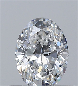 Picture of Natural Diamond 0.40 Carats, Oval with  Cut, E Color, VS2 Clarity and Certified by GIA