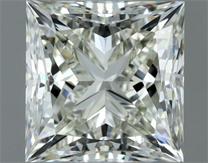 Picture of Natural Diamond 1.02 Carats, Princess with  Cut, J Color, VVS1 Clarity and Certified by IGI