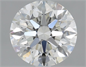 Diamante Natural 1.80 quilates, Redondo , Color J, claridad VVS2 y certificado GIA