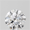 Lab Grown Diamond 0.80 Carats, Round with Ideal Cut, D Color, VS1 Clarity and Certified by IGI