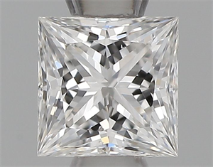 Foto Diamante Natural 0.32 quilates, Princesa , Color F, claridad VS2 y certificado GIA de