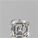 Natural Diamond 0.60 Carats, Asscher with  Cut, G Color, VVS2 Clarity and Certified by GIA