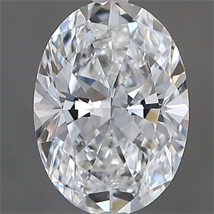 Picture of Natural Diamond 0.90 Carats, Oval with  Cut, F Color, VVS2 Clarity and Certified by GIA