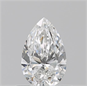 Diamante Natural 0.51 quilates, De pera , Color F, claridad VS2 y certificado GIA