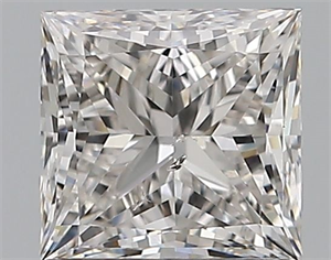 Picture of Natural Diamond 1.01 Carats, Princess with  Cut, G Color, SI1 Clarity and Certified by GIA