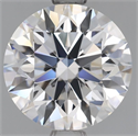 Del inventario de diamantes de laboratorio, 2.14 quilates, Redondo , Color F, claridad VVS2 y certificado IGI
