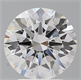 Picture of Lab Grown Diamond 3.02 Carats, Round with Excellent Cut, F Color, VS1 Clarity and Certified by IGI