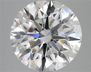 Picture of Lab Grown Diamond 4.92 Carats, Round with Excellent Cut, D Color, VVS2 Clarity and Certified by IGI