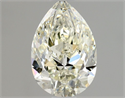 Natural Diamond 1.01 Carats, Pear with  Cut, L Color, SI1 Clarity and Certified by GIA
