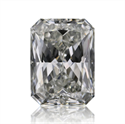 Natural Diamond 0.40 Carats, Radiant with  Cut, I Color, SI1 Clarity and Certified by GIA