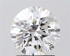 Picture of Lab Grown Diamond 1.51 Carats, Round with Excellent Cut, D Color, VVS2 Clarity and Certified by IGI