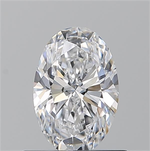 Picture of Natural Diamond 0.70 Carats, Oval with  Cut, D Color, SI1 Clarity and Certified by GIA