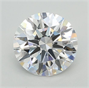 Del inventario de diamantes de laboratorio, 1.54 quilates, Redondo , Color D, claridad FL y certificado IGI