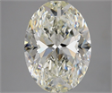 Diamante Natural 4.52 quilates, Ovalado , Color K, claridad VS1 y certificado GIA