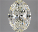 Diamante Natural 4.52 quilates, Ovalado , Color K, claridad VS1 y certificado GIA