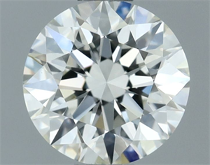 Foto Diamante Natural 0.65 quilates, Redondo , Color H, claridad IF y certificado IGI de